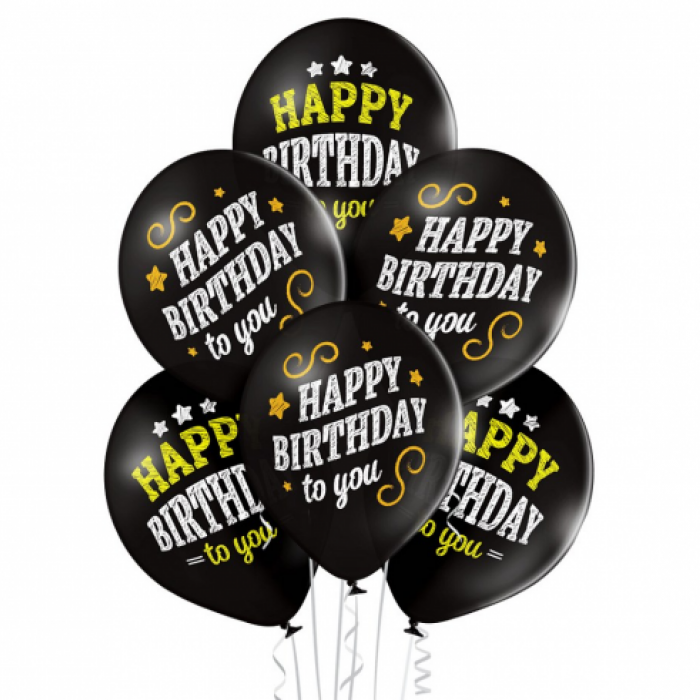 Balons H.Birthday 12"