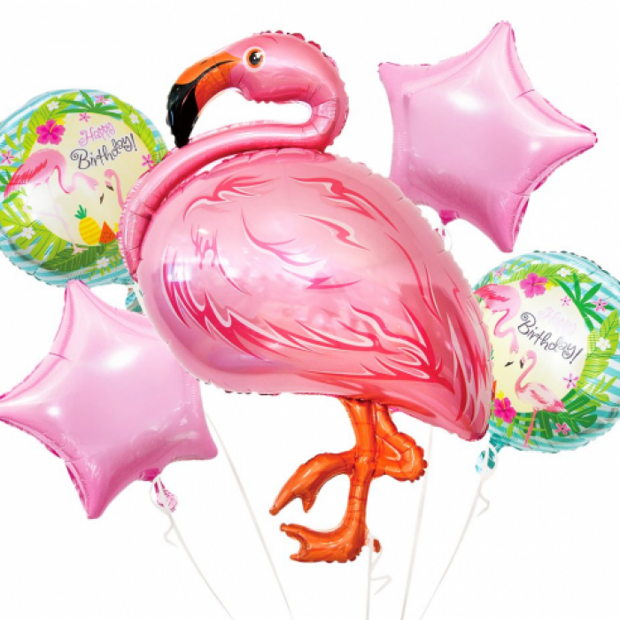 Balonu komplekts flamingo