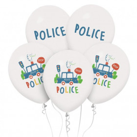 Balons Police 12" GZ-POL5