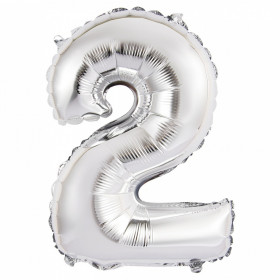 Balons cipars "2",35 cm