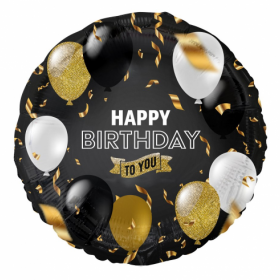 Balons forma H.Birthday,18" FG-OBEB