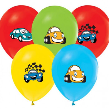 Balons Happy Cars 12"  GZ-SMK5