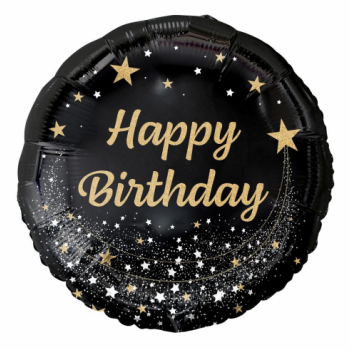 Balons forma H.Birthday,18"